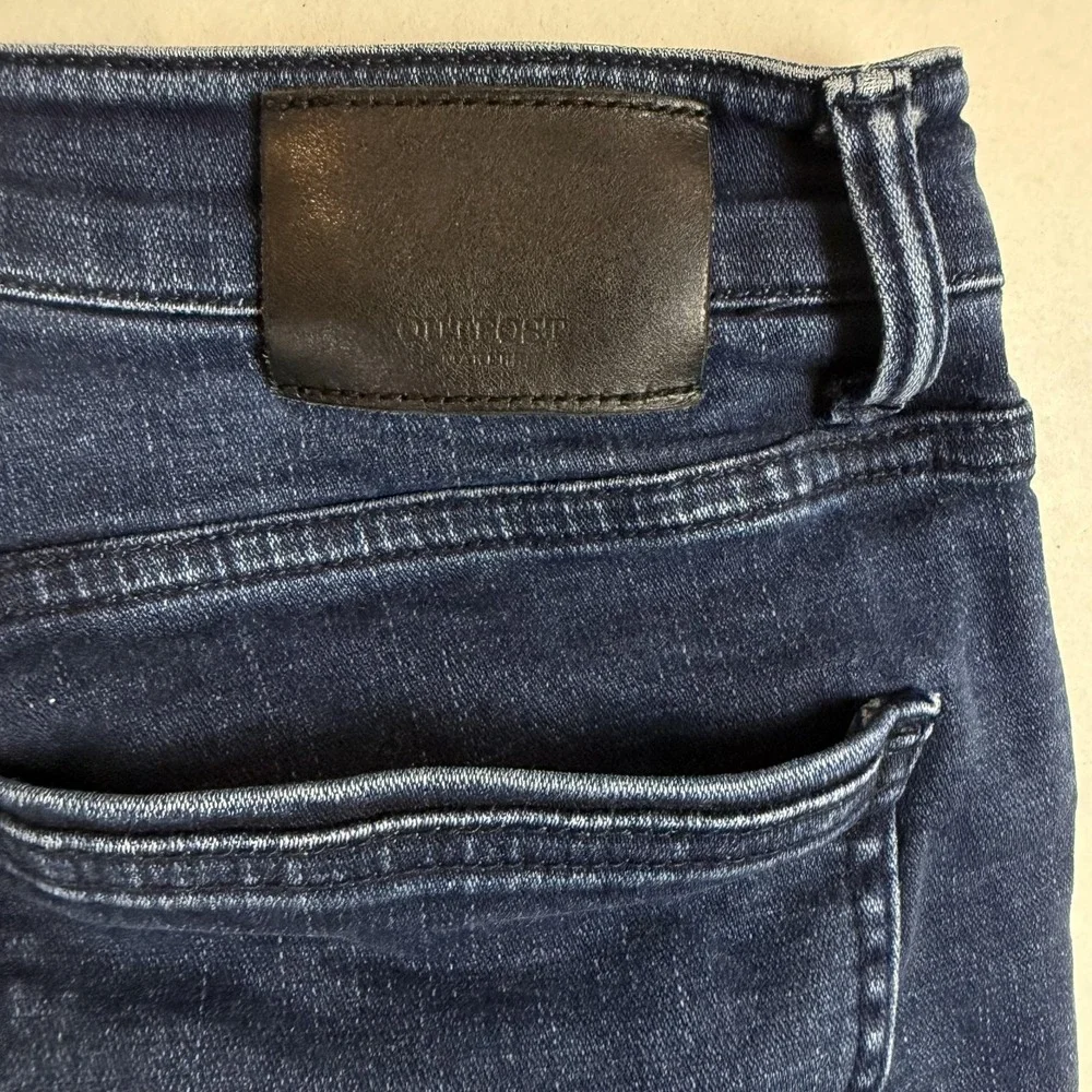 Outpost‎ Makers Jeans Mens 32x34 Blue Dark Wash Regular Straight Stretch Denim